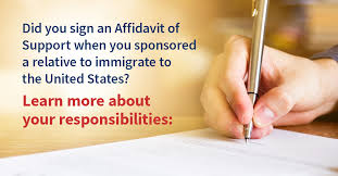 affidavit of support uscis