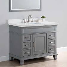 Elbe Rustic 48 Single Sink Vanity By Northridge Home In 2020 Bathroom Vanity Designs Gray Vanity Single Sink Vanity