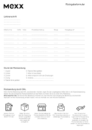 Dhl rücksendeetikett ausdrucken / retouren schnell und einfach mit dhl versenden dhl. Ruckgabe Von Webshop Bestellungen Mexx Mexx Com