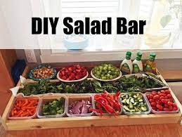 Tabletop Salad Bar Crate Salad Bar Diy Salad Bar Salad Bar Party