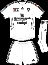 Football(soccer) logo fc vaduz with kit. Fc Vaduz