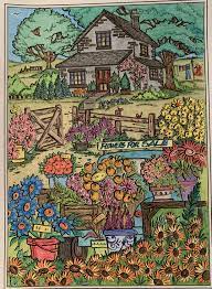 Creative Haven Country Farm Scenes Coloring Book Artwork By Teresa Goodridge Dover Public Desenhos Para Colorir Flores Livro De Colorir Desenhos Para Colorir