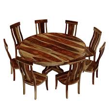 Sign up for email updates. Bedford X Pedestal Rustic Round Dining Table With Chairs Set