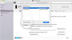 In the finder, under the general tab, click manage backups to see a list of your backups. Locate Backups Of Your Iphone Ipad And Ipod Touch Apple Support