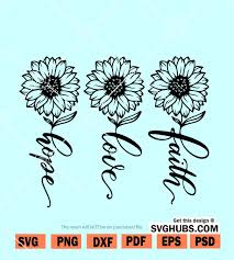 Free Free 111 Sunflower Faith Svg Free SVG PNG EPS DXF File