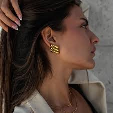Gold Wing Earrings