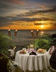 Dinner At The Beach Napili Kai Beach Resort Romantic Things To Do Romantic Places
