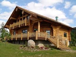 Casas de campo de madera grandes. Fascinantes Cabanas De Troncos Canadienses