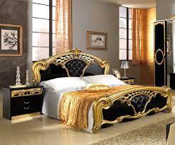 Save big on bedroom furniture sets at american freight! Golden Bedroom Furniture Black And Gold ã‚´ãƒ¼ãƒ«ãƒ‡ãƒ³ãƒ™ãƒƒãƒ‰ãƒ«ãƒ¼ãƒ ã®å®¶å…·é»'ã¨é‡' White And Gold Bedroom Furniture Gold Bedroom Bedroom Furniture Sets