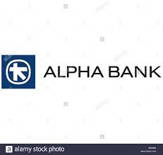 Alpha Bank Logo Icon Stock Photo 75807623 Alamy