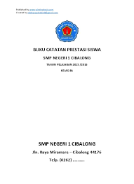 Maybe you would like to learn more about one of these? Buku Catatan Prestasi Siswa Untuk Sd Smp Sma Terbaru Terbaik Gratis