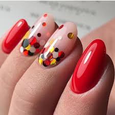 Manikyur Video Uroki Art Simple Nail Unas Decoradas Unas Confeti Manicura De Unas