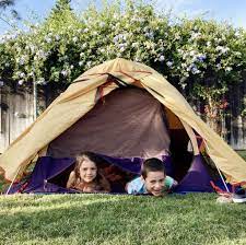 How To Camp In Your Backyard Pampered Chef In 2020 Backyard Camping Backyard Backyard For Kids