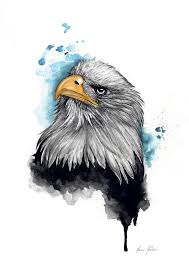 Unique Bald Eagle Wall Art For Home Decor Modern And Etsy Eagle Wall Art Eagle Art Eagle Painting