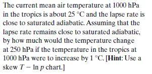 the current mean air temperature at 1000 hpa in th