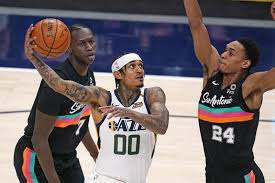 With memphis refusing to go away, the jazz needed an offensive punch. Jordan Clarkson Scores 30 Points Jazz Rout Spurs 126 94