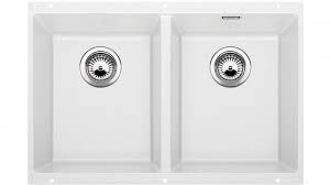 The kitchen has become a central point in our homes and a modern farmhouse styles and spacious undermounts in striking hues like our latest coal black, will make your silgranit sink the stunning. Buy Blanco Silgranit Double Bowl Undermount Sink White Harvey Norman Au