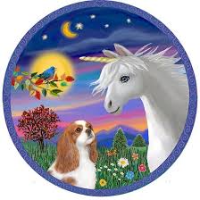 Unicorn And Cavalier King Charles Spaniel Blenheim Cavalier King Charles Spaniel Blenheim King Charles Spaniel Cavalier King Charles Spaniel