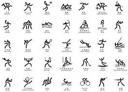 Golf, rugby union, roller sports, karate, softball, baseball and squash. Beijing Olympic Sports Logo Sports Pictogram Olympics Olympic Icons