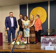 The Old Stone Church receives Historic Landmark designation