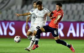 Check all data and stats between santos vs independiente of copa sudamericana 2021. J9txcav No9kwm