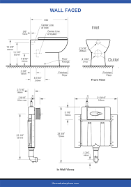Half of a 3 drain gives us 1.5, and that's the size of the stool's vent. Toilet Dimensions For 8 Different Toilet Sizes Diagrams Home Stratosphere