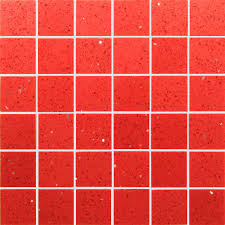 Feinsteinzeug mosaik modena anthrazit 30x30 cm (0) noch nicht bewertet. Mosaikfliesen Quarzkomposit Rot 30x30 Cm 4 7 X 4 7 Cm Fliesenxl Com