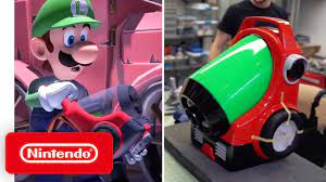 Luigi's Mansion 3 - Behind the Poltergust G-00 with Volpin Props - YouTube