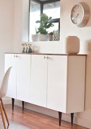 Enjoy a better shopping experience with ikea app. Ikea Hack Kitchen Cabinets As Sideboard Mid Century Look Ikea Hack Kitchen Upper Kitchen Cabinets Furniture Hacks