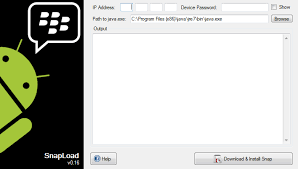 On blackberry go to settings/app manager/installing apps and turn on allow apps from other sources to be installed. Snapload Download