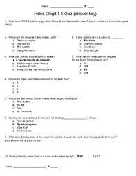 Trivia quizzes are a great way to work out your brain, maybe even learn something new. Holes Quiz Worksheets Teaching Resources Teachers Pay Teachers