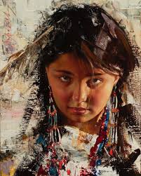 Jeremy Winborg, born in 1979 in Salt Lake City, Utah, is a contemporary  American painter celebrated for his evocative portraits of Native American  subjects. His distinctive style merges realistic depictions with vibrant,
