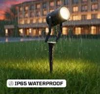 LED IP65 Garden Spike Light Warm White 5004-588 7W WW ...