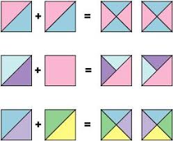 How To Make Easy Quarter Square Triangle Units