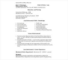 The resume for the cfo, chief financial officer, position has to present experience, skills and qualifications specifically required for this executive role. 6 Police Officer Resume Templates Pdf Doc Free Premium Templates