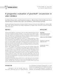 pdf a prospective evaluation of plastibell r circumcision