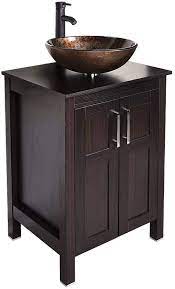 Check spelling or type a new query. Amazon Com 24 Inch Bathroom Vanity Set Combo Mdf Sink Cabinet Vanity With Counter Top Glass Vessel Sink Vanity And 1 5 Gpm Faucet Free Pop Up Drain Tools Home Improvement