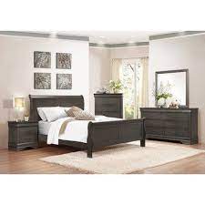 Alcott Hill Waynesburg Solid Wood Low Profile Sleigh Bed In 2021 Bedroom Set Bedroom Sets Queen King Bedroom Sets