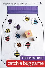 Catch A Bug Free Printable Game Picklebums Free Printable Games Bugs Preschool Insects Preschool