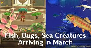 However, an interesting mechanic within new horizons is the change of bugs due to the change of season, as the weather changes so do the selection of bugs. New Bugs Fish Sea Creatures In March For Animal Crossing New Horizons Northern Southern Hemisphere Animal Crossing World