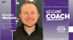Mechem Named NMHU Strength And Conditioning Coach #ThisIsHighlands