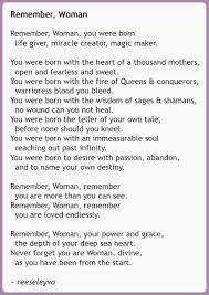 A Poem About Women And Womanhhood Inspirational Poems Inspirational Quotes Poems
