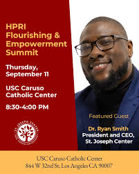 Ryan Smith at USC Caruso Center for HPRI Flourishing & Empowerment Summit