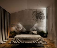 صور خلفيات في غرفة النوم فوق الصورة السرير