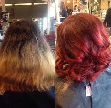 Box Ombre Fail To Fresh Modern Red Ombre Fail Balayage Hair Copper Red To Blonde