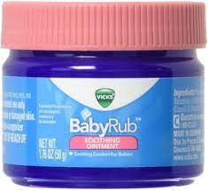 Amazon Com Vicks Babyrub Soothing Vapor Ointment 1 76 Oz Health Personal Care