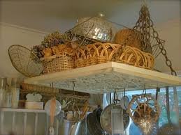 Pin By My Petite Maison On Our Old Home My Petite Maison Pot Rack Hanging Cottage Kitchens Charming Kitchen