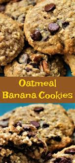Oatmeal Banana Cookies My Recipe Treasures Recipe In 2020 Banana Oatmeal Cookies Banana Cookie Recipe Ripe Banana Recipe