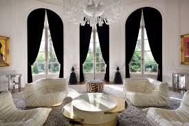 Parisian Ultra Glam Maison Kravitz Stylish Interior Design White Rooms Living Room White