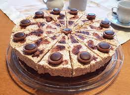 Statt mit spritzbeutel kann die creme auch mit einem löffel eingeschichtet werden. Toffifee Kuchen Einfach Nur Lecker